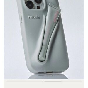 Rhode Gray iPhone 15 pro Case with Lip Balm Holder